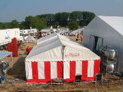 Danish Beer Tent (Note the aluminum tanks)