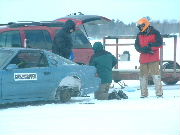 CD Crew Miraculously Rotates Tires With Only One Jack